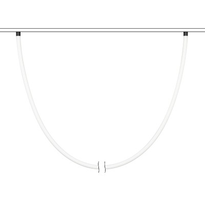 Трековый магнитный светильник Arlight MAG-ORIENT-TUBE-ELASTIC-R25-L5000-70W Warm3000 (BK, 360 deg, 48V, DALI) 044341