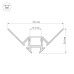 Профиль Arlight ARH-DECORE-S12-INT-2000 ANOD внутренний 023868