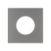 Рамка стеклянная на 1 пост Arlight FRM-GLARE-GC-1-GR 043834