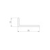 Уголок Arlight ARH-W25х10х1,5-2000 ANOD 053357