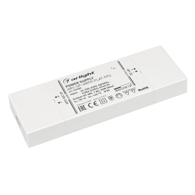 Блок питания Arlight ARV-SP-48090-FLAT-PFC (48V, 1.8A, 90W) 052082