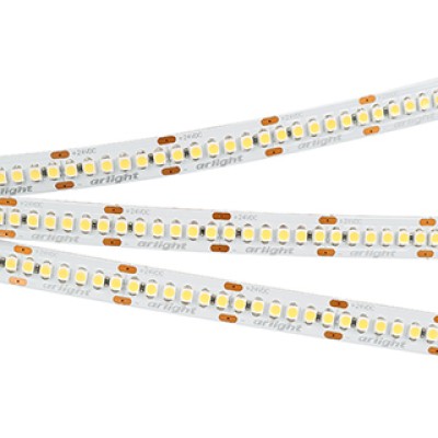 Светодиодная лента Arlight RT-A240-10mm 24V Warm3500 (19.2 W/m, IP20, 3528, 5m) 040545