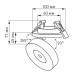 Встраиваемый светильник Arlight LGD-MONA-BUILT-R100-12W Warm3000 025450