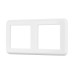 Рамка двухместная Arlight FRM-VERSA-PL-2-WH 043776