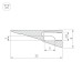 Алюминиевый профиль Arlight SL-MINI-SHELF-H8-2000 ANOD OLIVE GREY 038205