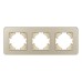 Рамка на 3 поста стеклянная Arlight FRM-OMALI-SFGS-3-GD 049715