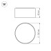 Накладной светильник Arlight SP-RONDO-140A-18W Day White 021782
