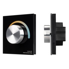 Панель Arlight Smart-P20-Mix-G-IN Black (12-24V, 4x3A, Rotary, 2.4G) 033762