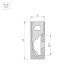 Силиконовый профиль Arlight WPH-FLEX-0616-SIDE-S9-5m BLACK 045788
