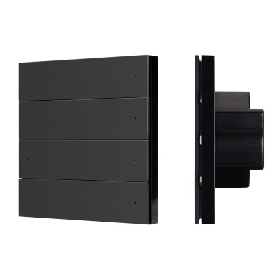 Кнопочная панель Arlight SMART-ZB-801-22-1G-8SC-MULTI-IN Black (230V) 055484