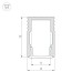 Алюминиевый профиль Arlight SL-MINI-8-H12-2000 BLACK 037106