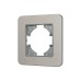 Рамка алюминиевая на 1 пост Arlight FRM-AKIRY-SFAL-1-SR 049684