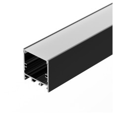 Алюминиевый профиль Arlight SL-LINE-3638-LW-2000 ANOD BLACK 038445