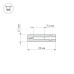 Профиль с экраном Arlight ARH-NANOLINE-5-2000 ANOD 023911