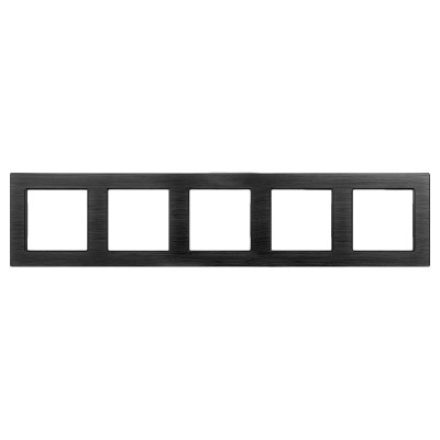 Рамка на 5 постов Arlight FRM-PRESTO-ALS-5-BK 043865