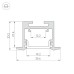 Профиль Arlight SL-LINE-3523-F-2500 WHITE 043117