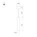 Подвесной светильник Arlight SP-PIPE-HANG-L600-R30-9W Day4000 (WH, 24 deg, 230V) 038615