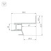 Алюминиевый профиль Arlight СEIL-S18-SHADOW-SIDE-3000 WHITE 050501