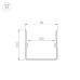 Алюминиевый профиль Arlight гибкий WPH-FLEX-1616-1000 053408
