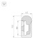 Силиконовый профиль Arlight WPH-FLEX-0613-SIDE-S8-20m WHITE 041087