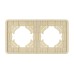 Рамка на 2 поста алюминиевая Arlight FRM-AKIRY-SFAL-2-GD 049739