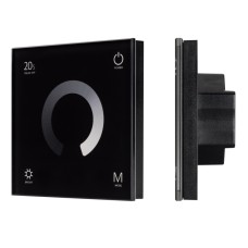 Панель Arlight Smart-P4-Dim-G-IN Black (12-24V, 4x3A, Sens, 2.4G) 034778