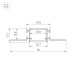 Профиль Arlight FANTOM-BENT-W23-SIDE-2000 ANOD 040331(1)