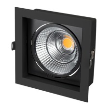 Встраиваемый светильник Arlight CL-KARDAN-S152x152-25W Warm3000 (BK-BK, 30 deg) 037030