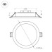 Встраиваемый светодиодный светильник Arlight DL-BL225-24W Day White 021443