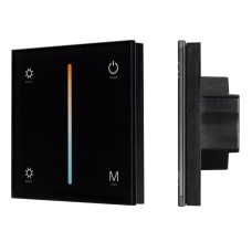 Панель Arlight Smart-P21-Mix-G-IN Black (12-24V, 4x3A, Sens, 2.4G) 033765