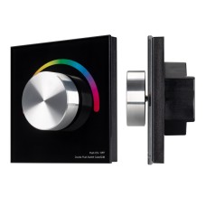 Панель Arlight Smart-P5-RGB-G-IN Black (3V, Rotary, 2.4G) 033757