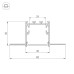 Профиль Arlight SL-LINIA32-FANTOM-3000 ANOD 036225
