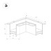 Коннектор угловой прямой Arlight Mag-Con-2538-FDW-L90 034229