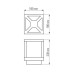 Уличный светильник Arlight LGD-Path-Cub-H230B-12W Warm White 021810