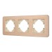 Рамка на 3 поста алюминиевая Arlight FRM-AKIRY-AL-3-GD 049730