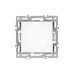 Механизм выключателя одноклавишный перекрестный  Arlight SWT-MKX1-PL-WH (250V, 16A) 043718
