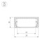 Алюминиевый профиль Arlight ARH-Wide-W39-2000 Anod 030982