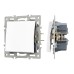 Механизм выключателя одноклавишный перекрестный  Arlight SWT-MKX1-PL-WH (250V, 16A) 043718