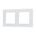 Рамка двухместная Arlight FRM-GLARE-GS-2-WH 043796