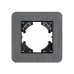Рамка алюминиевая на 1 пост Arlight FRM-AKIRY-AL-1-BK 049681