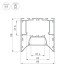 Алюминиевый профиль Arlight ARH-Power-W88-Comfort-2000 Anod 036363