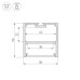 Алюминиевый профиль Arlight SL-Line-5050-3000 Black 036255