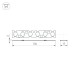 Экран линзованный Arlight SL-LINE-W20-30deg-540 041791