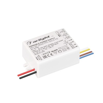 Блок питания Arlight ARJ-SP-28350-PFC-DALI2-PD (10W, 3-28V, 350mA) 047354