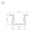 Профиль Arlight PDS-FS-2000 ANOD BLACK 040734