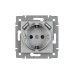 Механизм розетки с USB зарядкой Arlight SCT-MUAA-PL-GR-V (250V, 16A) 049820