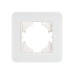 Рамка стеклянная на 1 пост Arlight FRM-OMALI-SFGS-1-WH 049675