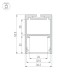 Алюминиевый профиль Arlight ARH-Line-3750A-3000 Anod 036137