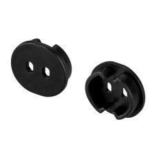 Заглушка Arlight ARH-ROUND-D20-DUAL BLACK с отверстием 039302