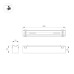 Трековый магнитный светильник Arlight MAG-VIBE-FLAT-L485-24W Day4000-MIX (BK, 100 deg, 48V, TUYA Zigbee) 044186